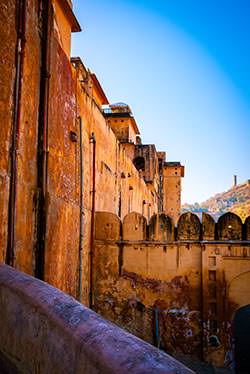 Old Walls - Amber Fort - Rajasthan, India